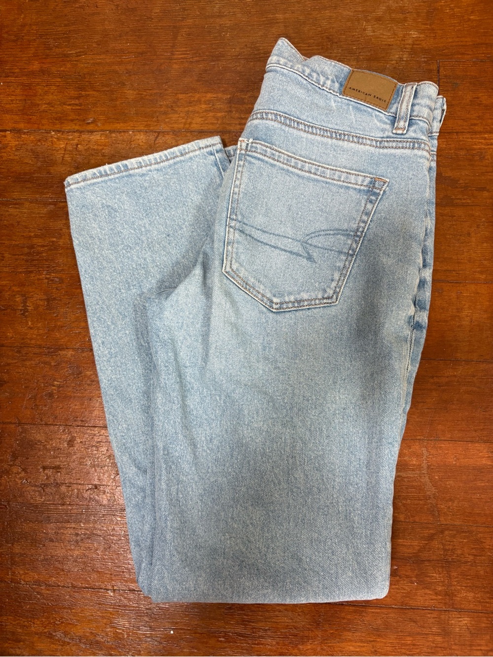 American Eagle Outfitters Light Blue Relaxed Fit Jeans